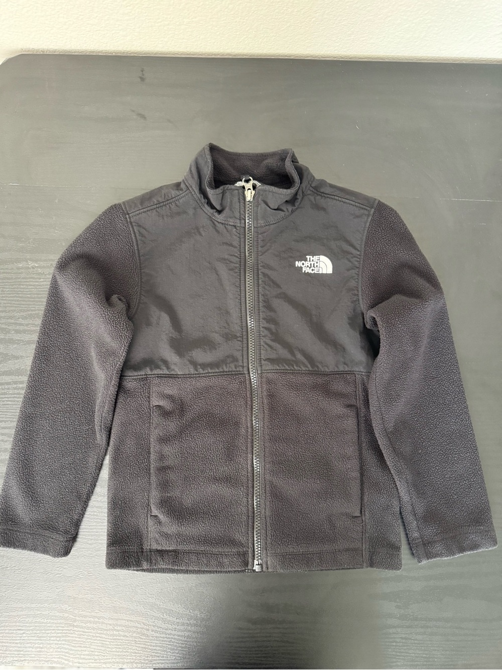 The North Face Kids' Black Puffer-Style Fleece Jacket XS